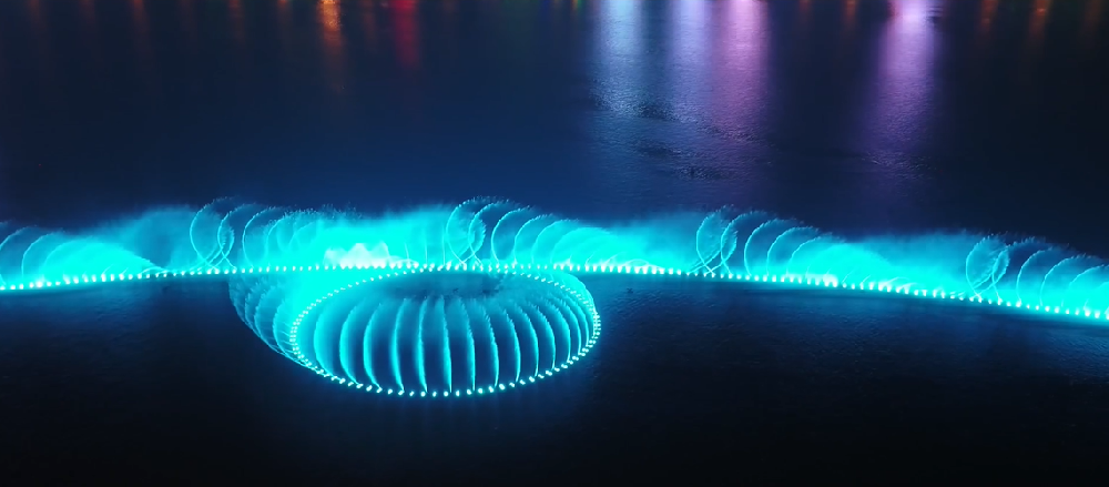 鄭州雙鶴湖音樂噴泉